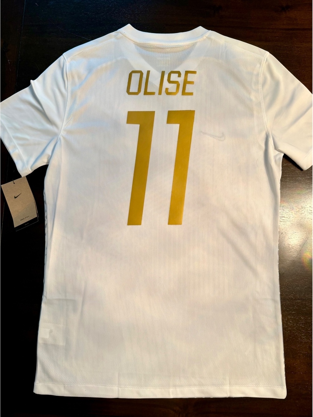 Nike France White Olise Jersey Small